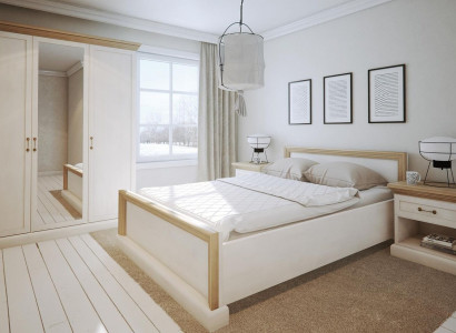 Schlafzimmer Set Design Modern Luxus Betten Bett Nachttisch Kleiderschrank 4 tlg